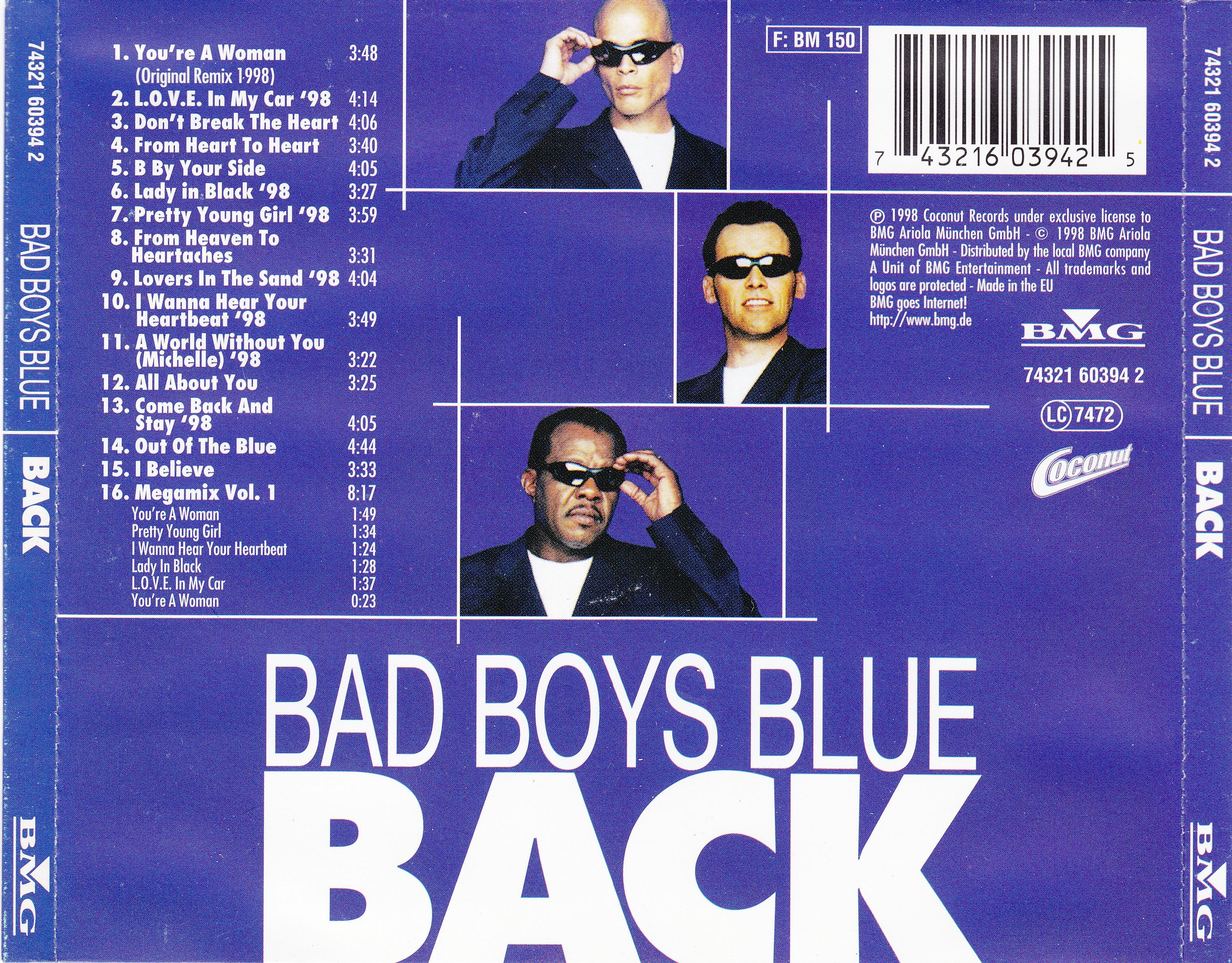 Bad Boys Back : Back CD Covers Cover Century | 500.000 Album Art covers for free